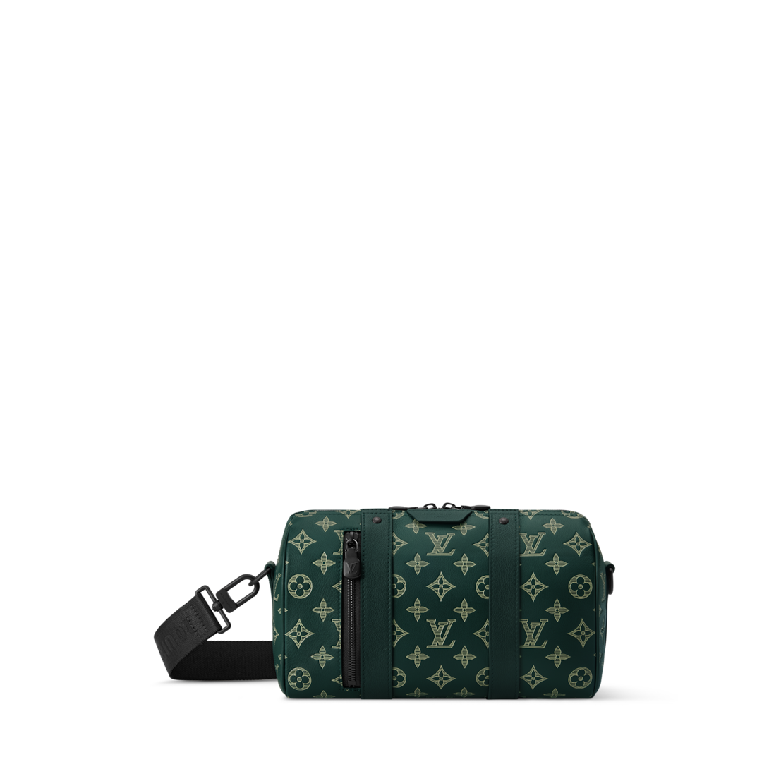 City Keepall Monogram Shadow Leather - Men Bags M27184 | LOUIS VUITTON